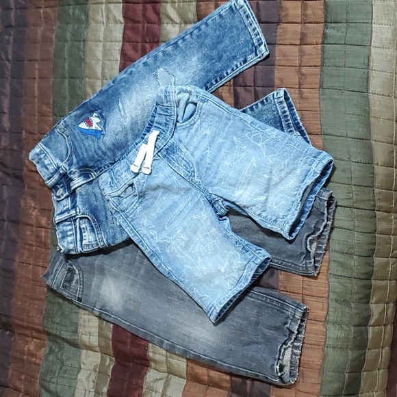 3 pc. Boys denim bundle size 2Y - Picture 1 of 8